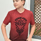 Kid's American Legend Red Ombre Quick Dry Short Sleeve T-shirt