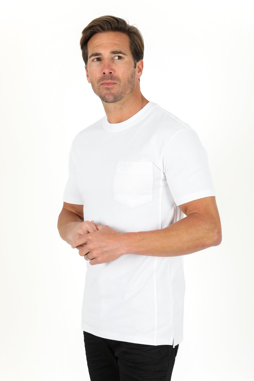 Cotton Knit T-Shirt - White