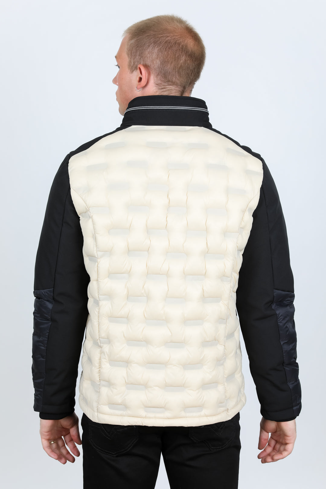 Men's Insulated Lightweight Water-Resistant Softshell Jacket - Beige