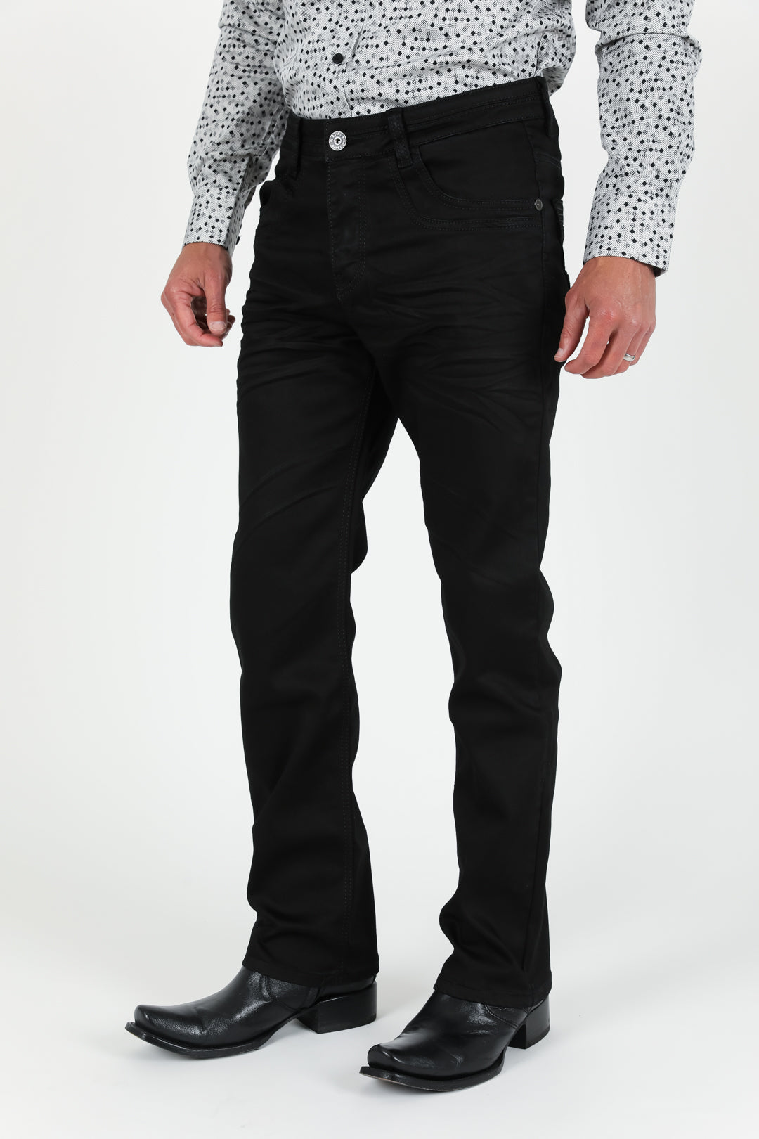 Slade Men's Black Relaxed Fit Stretch Pants