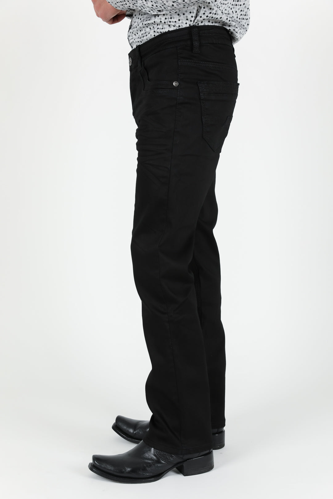 Slade Men's Black Relaxed Fit Stretch Pants