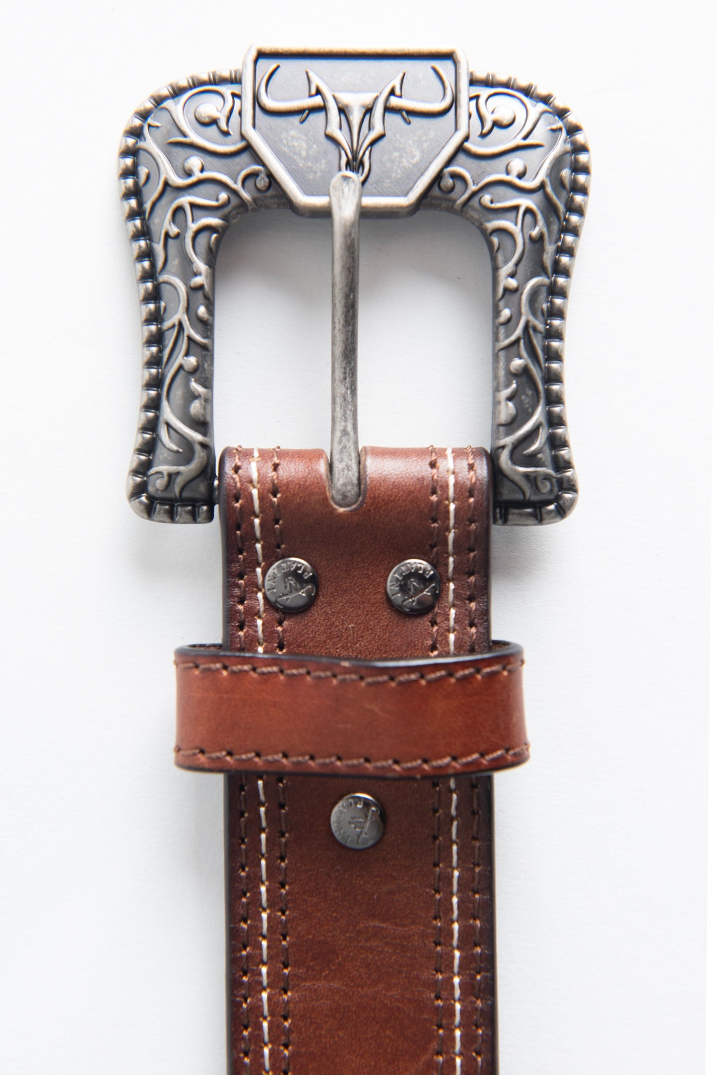 Mens Genuine Horse Leather Belt - Brown