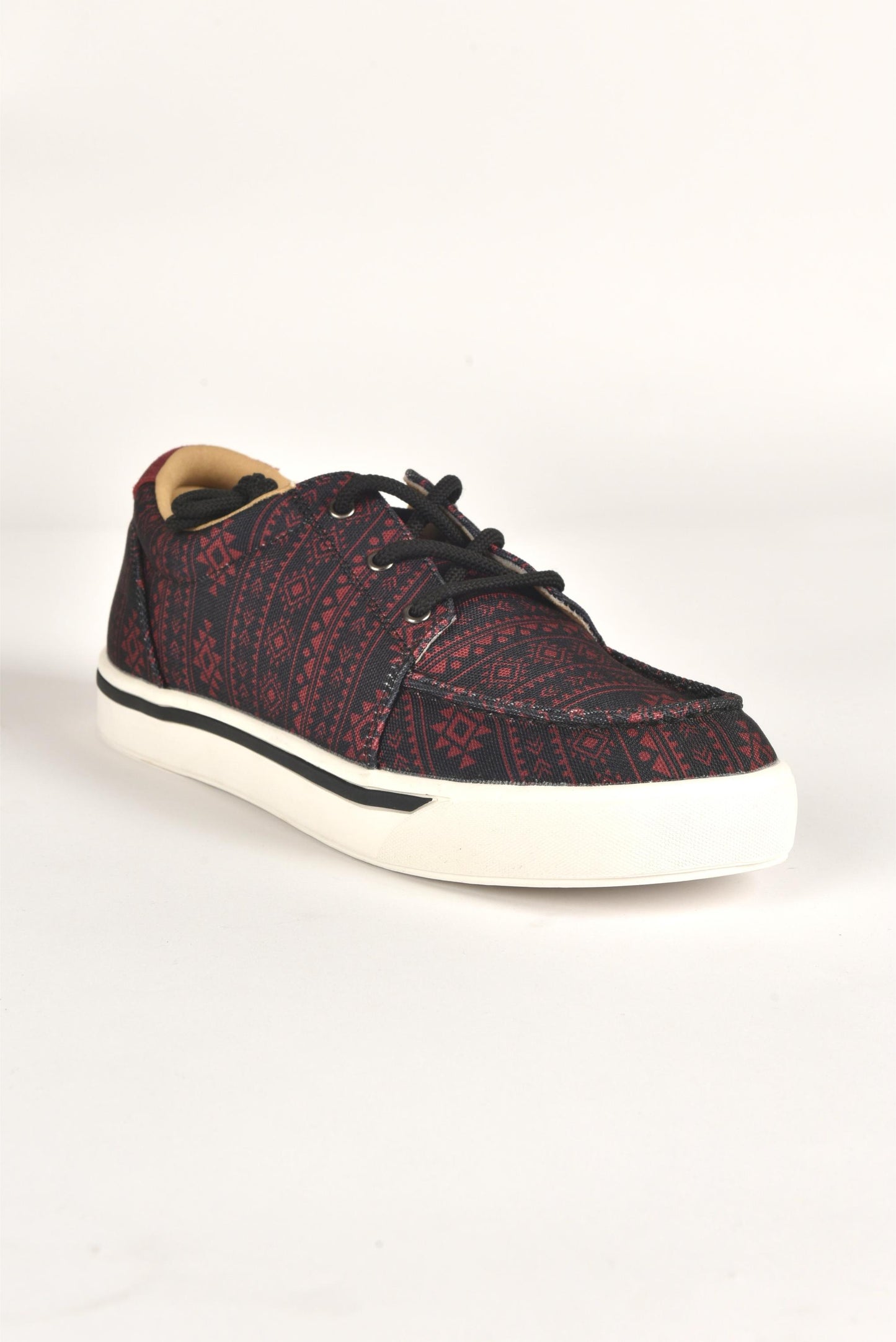 Mens Aztec Print Canvas Sneaker