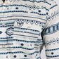 Mens Cotton Modern Fit Stretch Aztec Print Long Sleeve Western Shirt