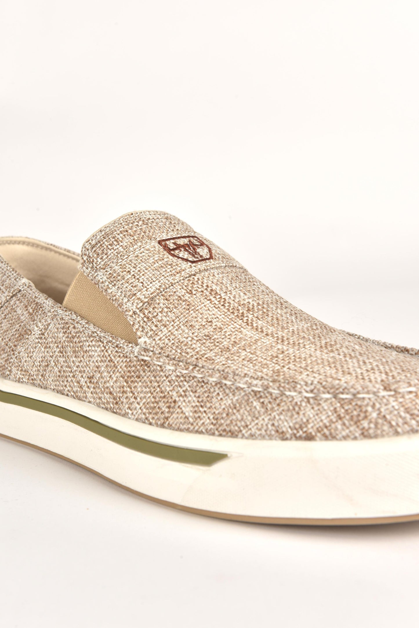 Mens Heather Canvas Slip-On Sneaker