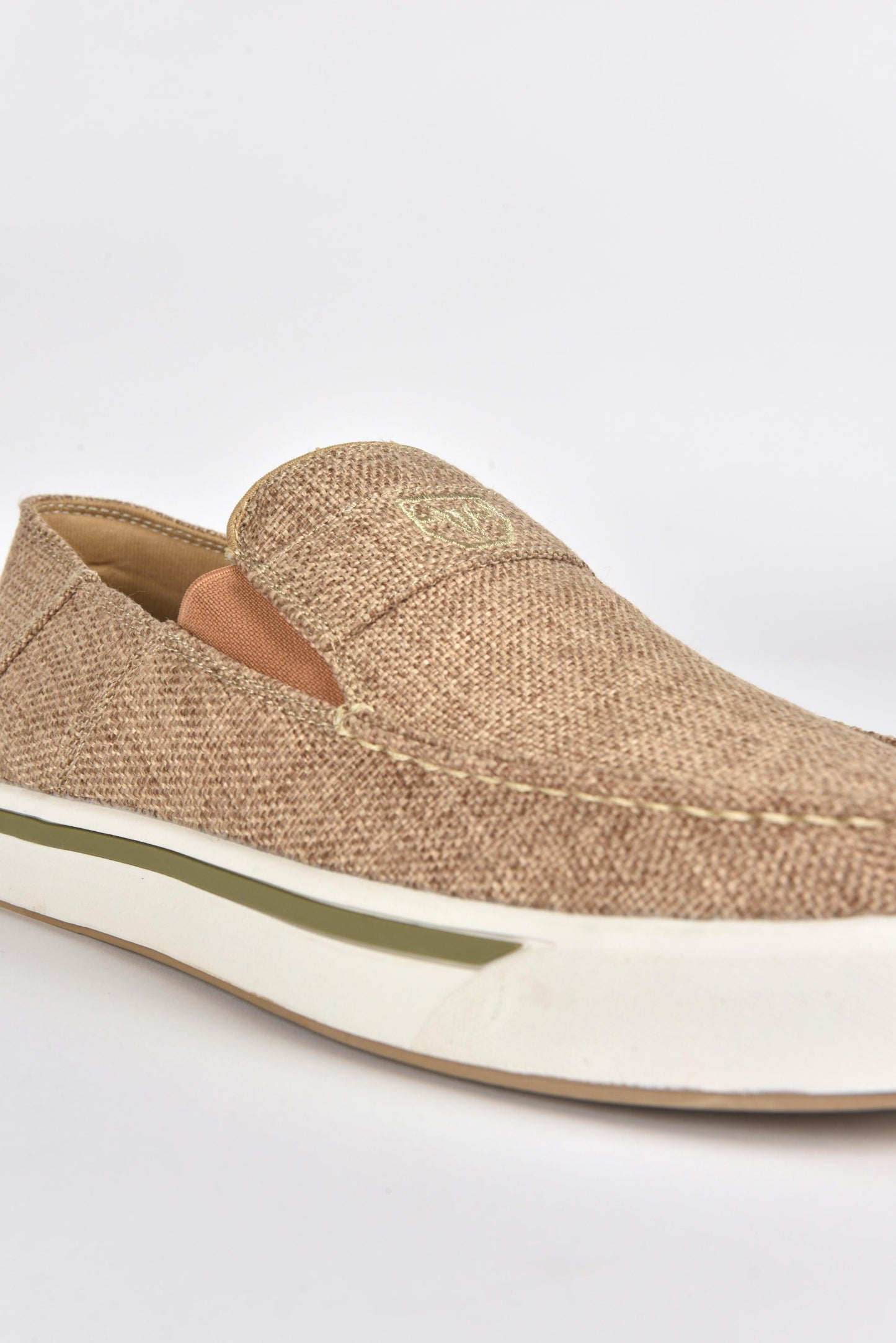 Mens Heather Canvas Slip-On Sneaker