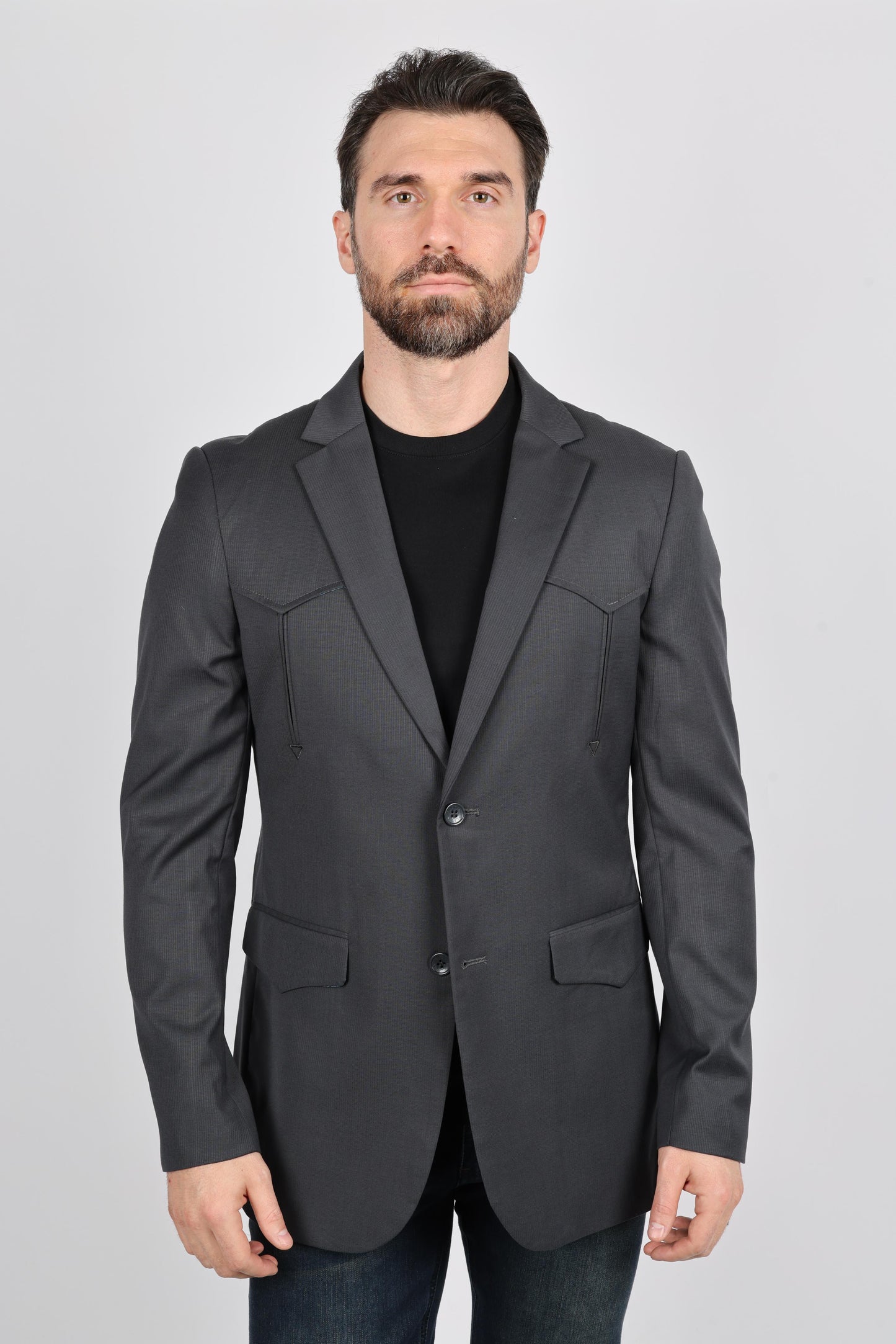 Men's Western Sport Coat with Elbow Patch