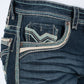 Holt Men's Vintage Wash Slim Boot Cut Jeans