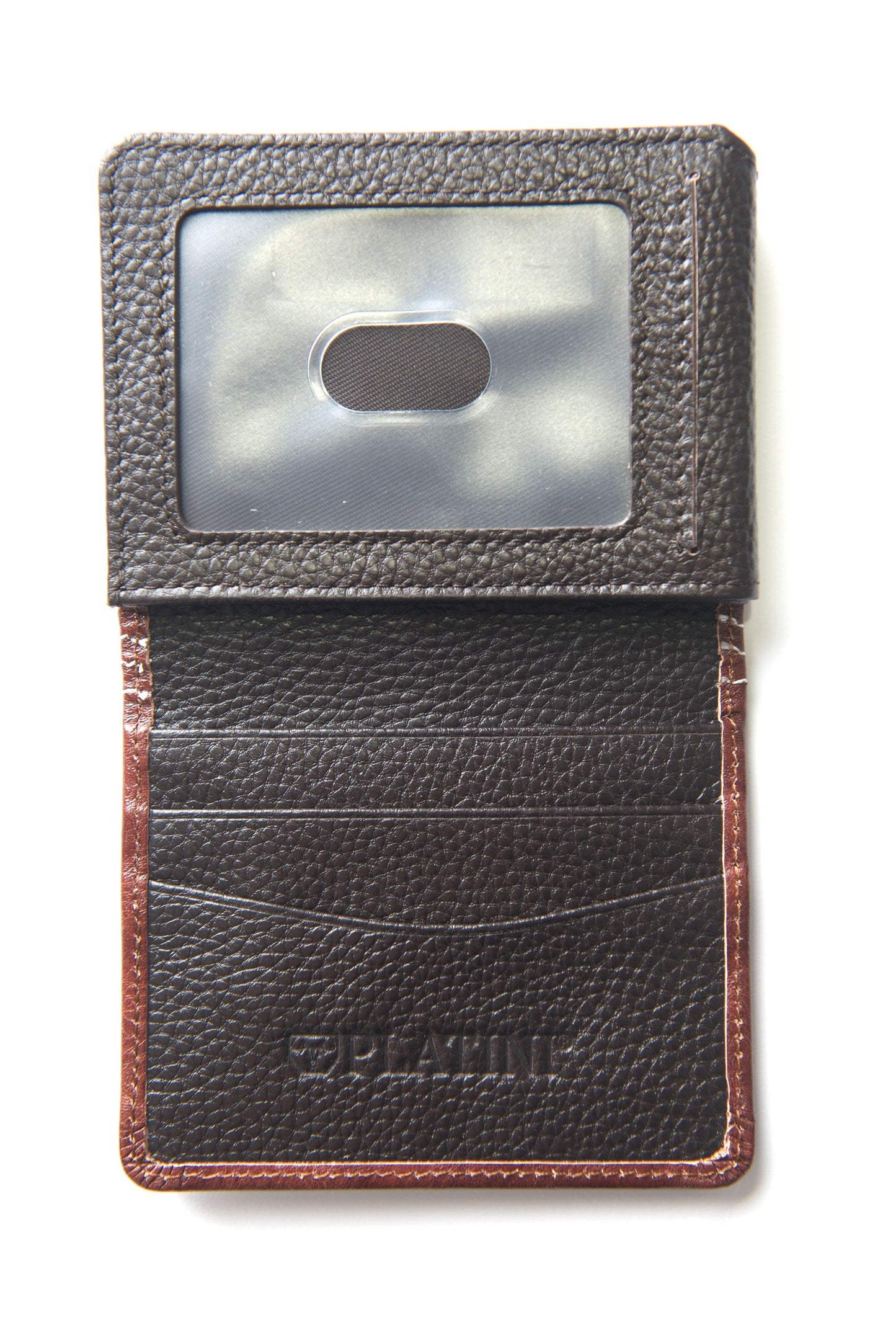 Men's Genuine Leather Wallets - Brown