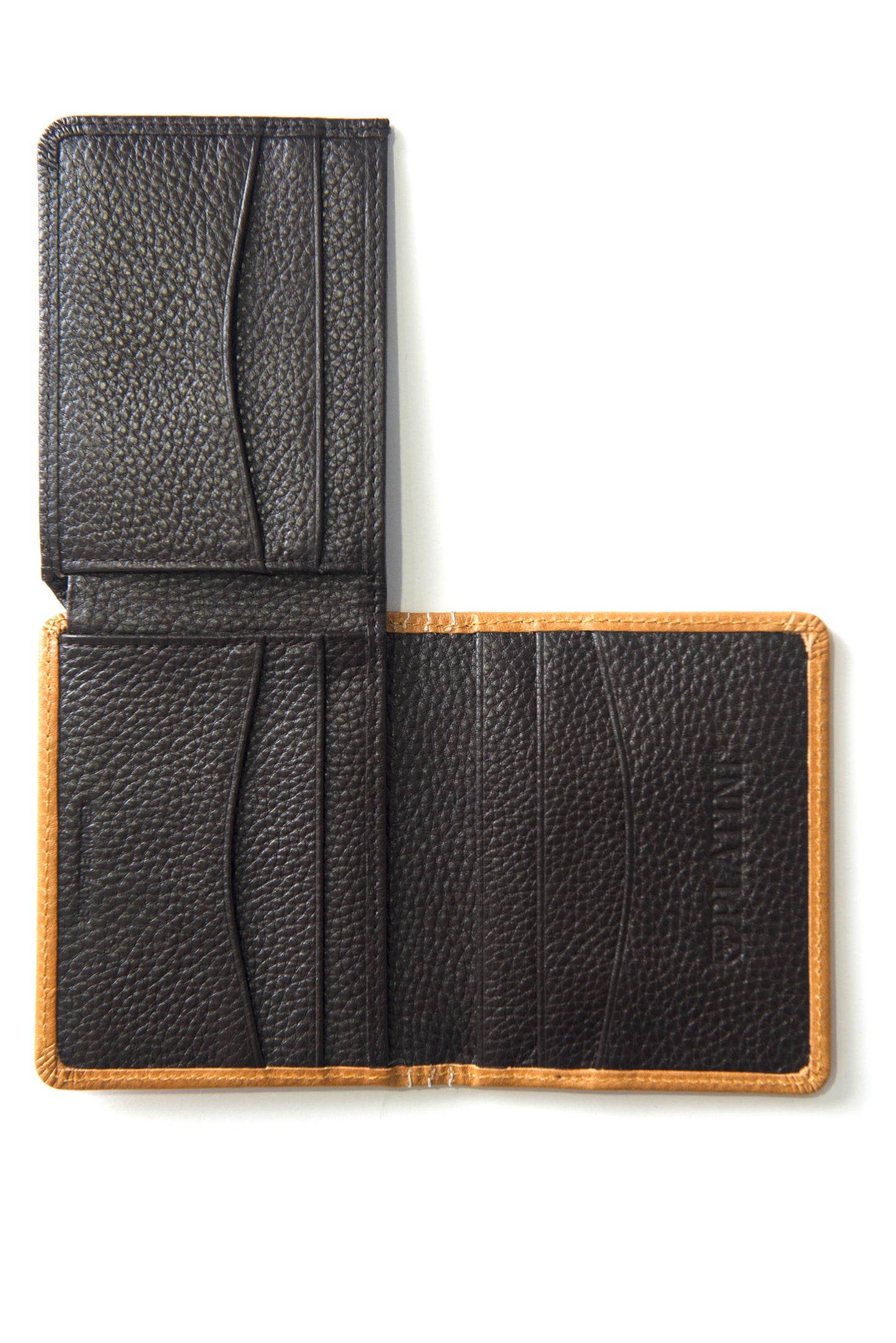 Men's Genuine Leather Wallets - Camel