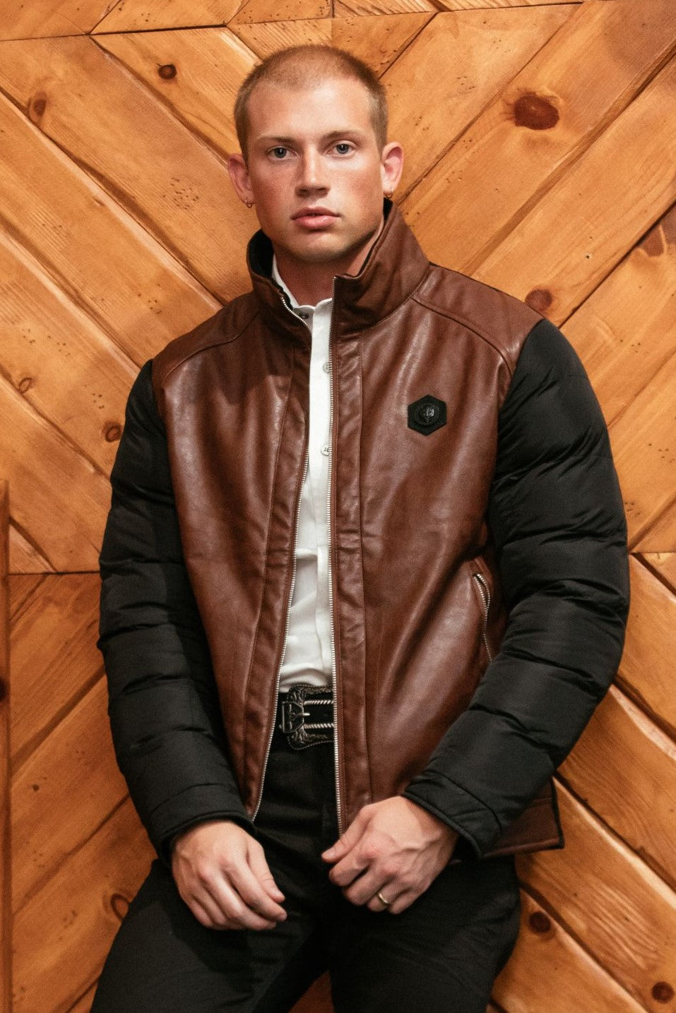 LEATHER BIKER JACKET - Ready to Wear