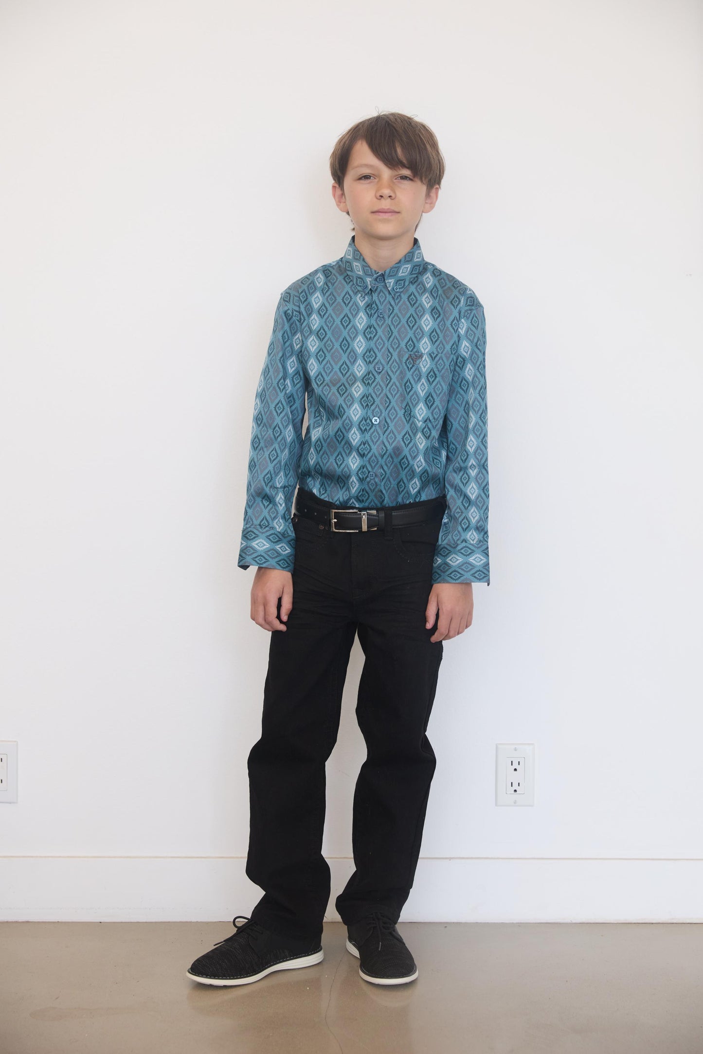 Holt Boys' Black Boot Cut Jeans