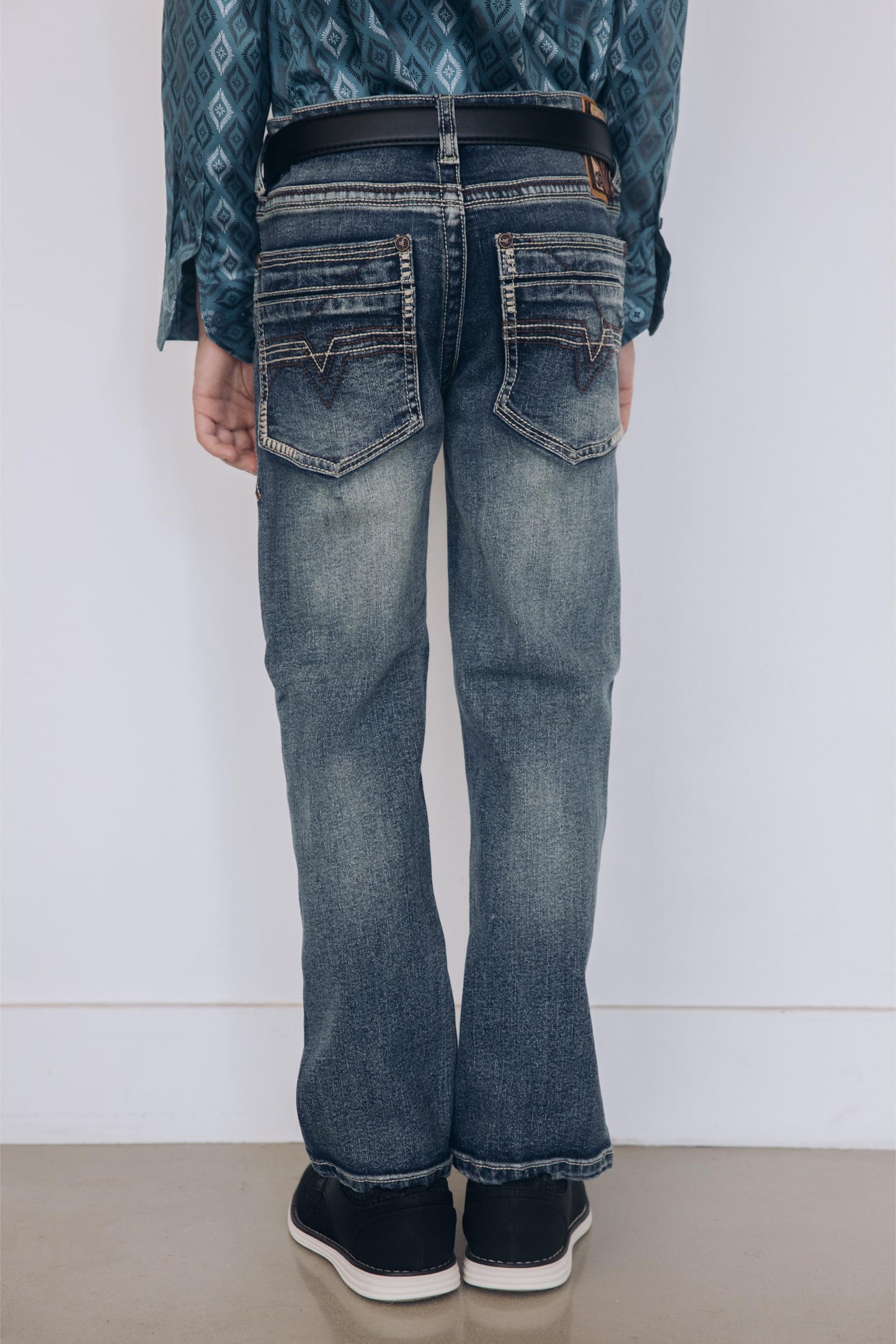 Holt Boys' Blue Boot Cut Jeans