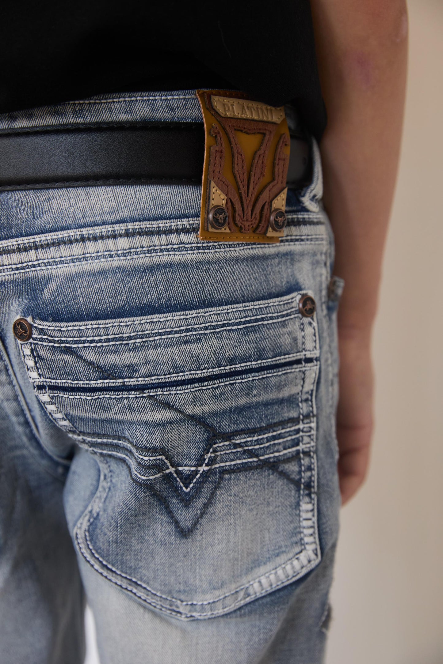 Holt Boys' Light Blue Boot Cut Jeans