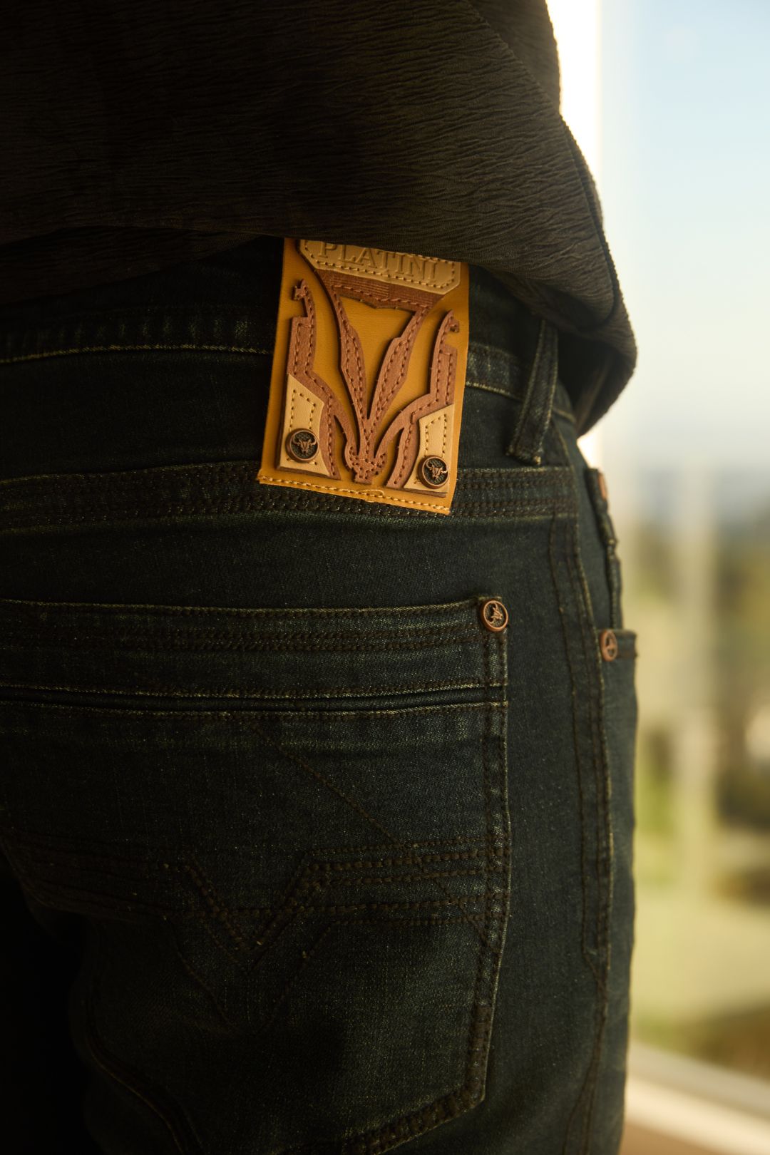 Holt Men's Blue Boot Cut Jeans