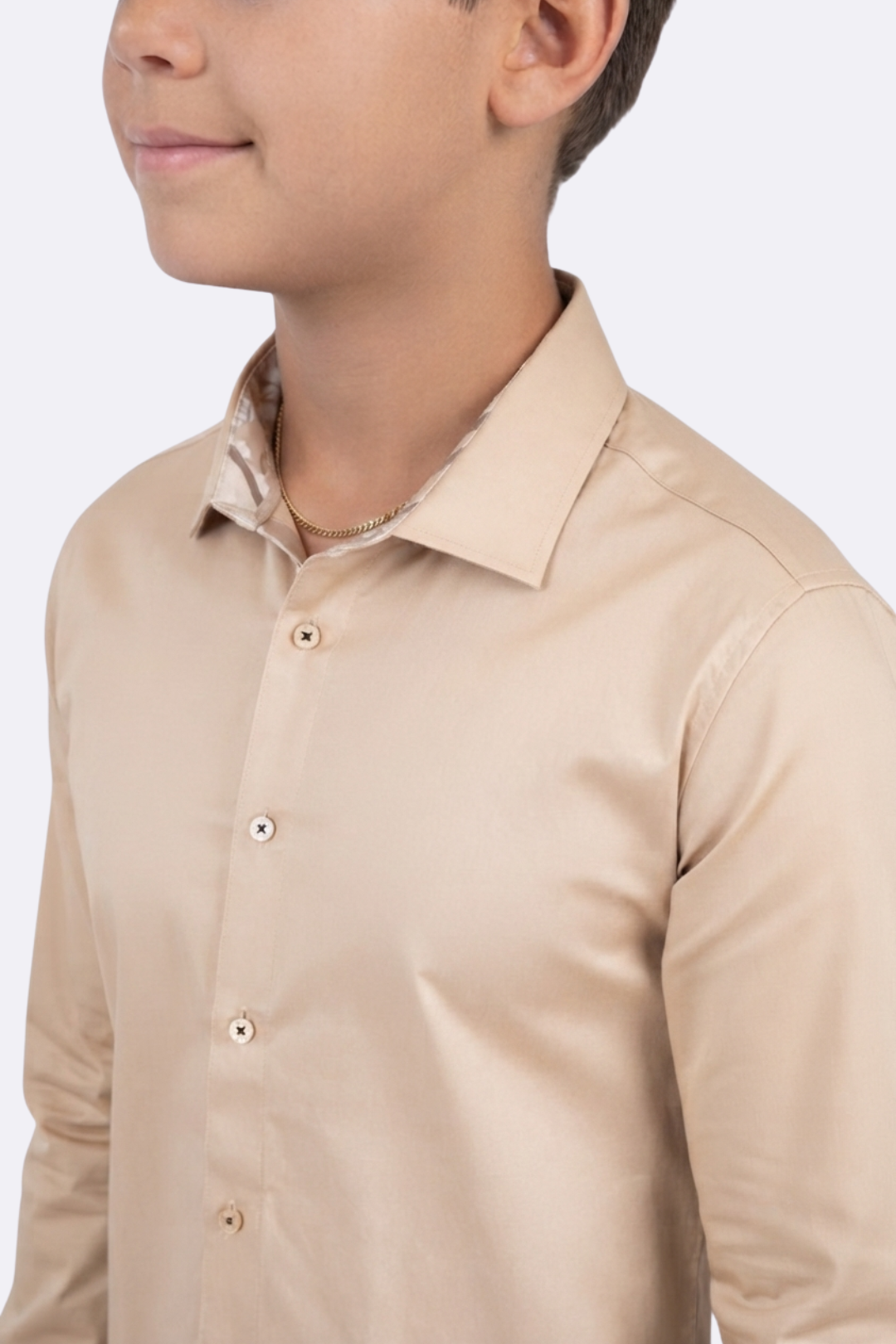 Locke Kids Plaid Cuff Shirt