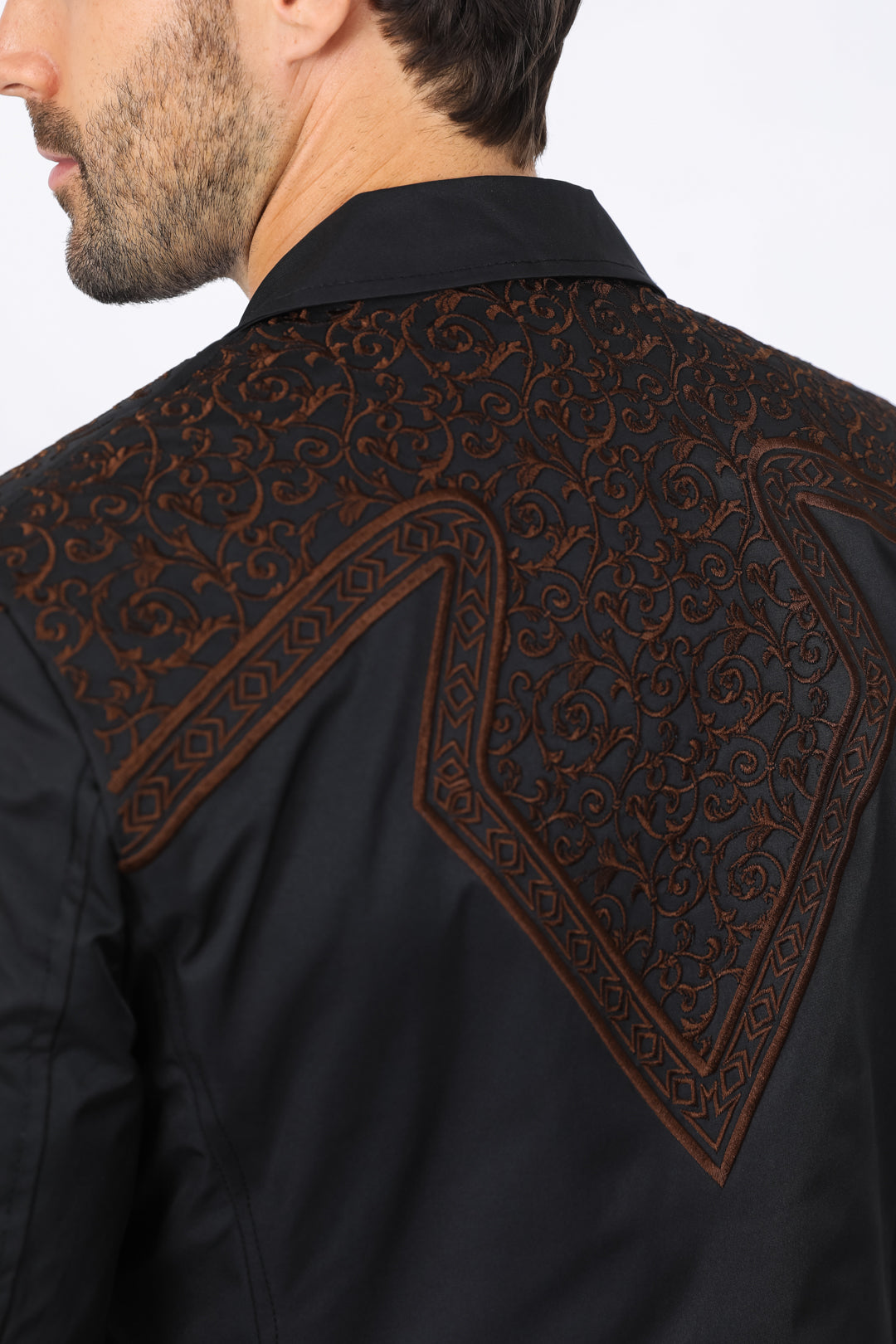 Mens Embroidery Fashion Blazer