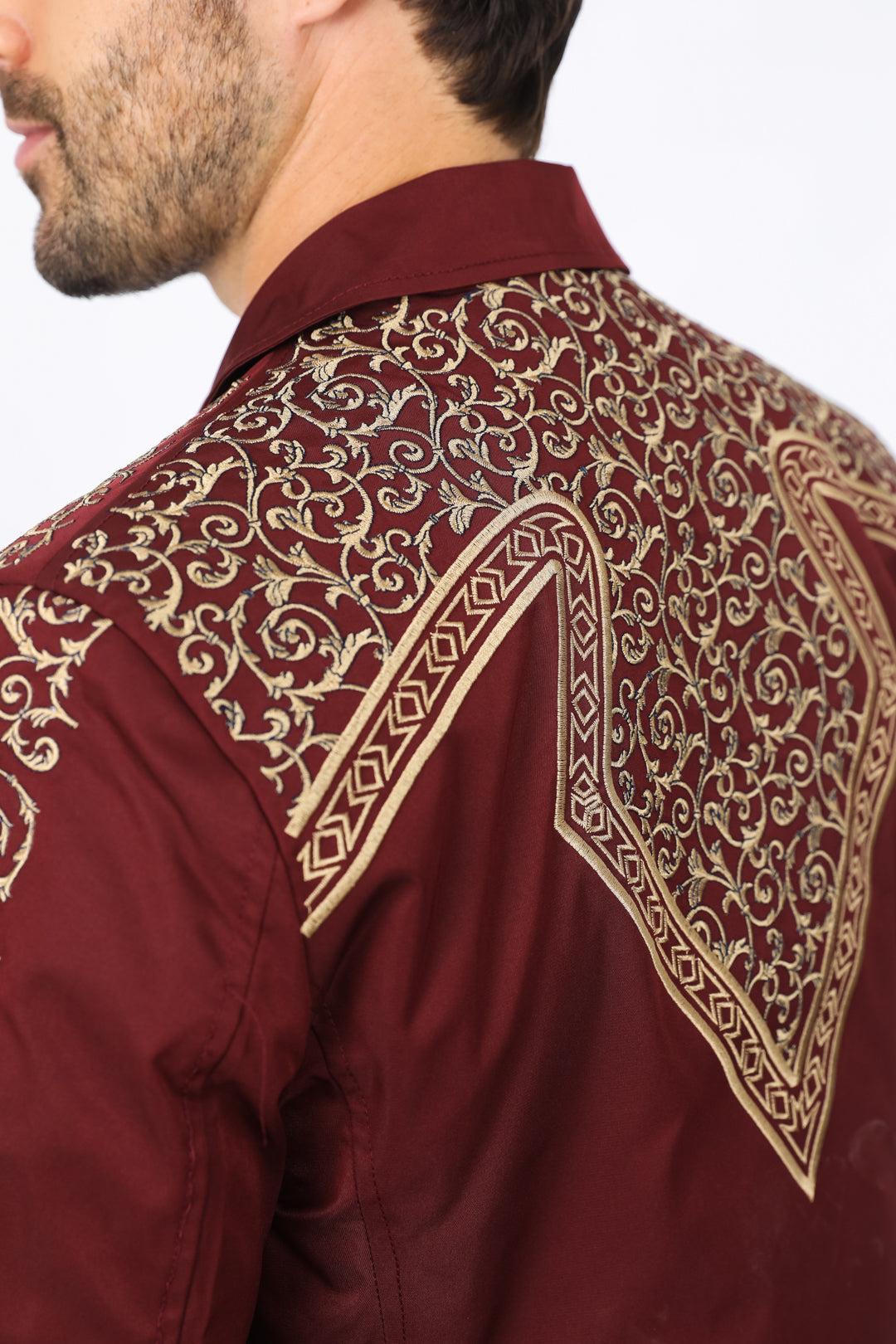 Mens Embroidery Fashion Blazer