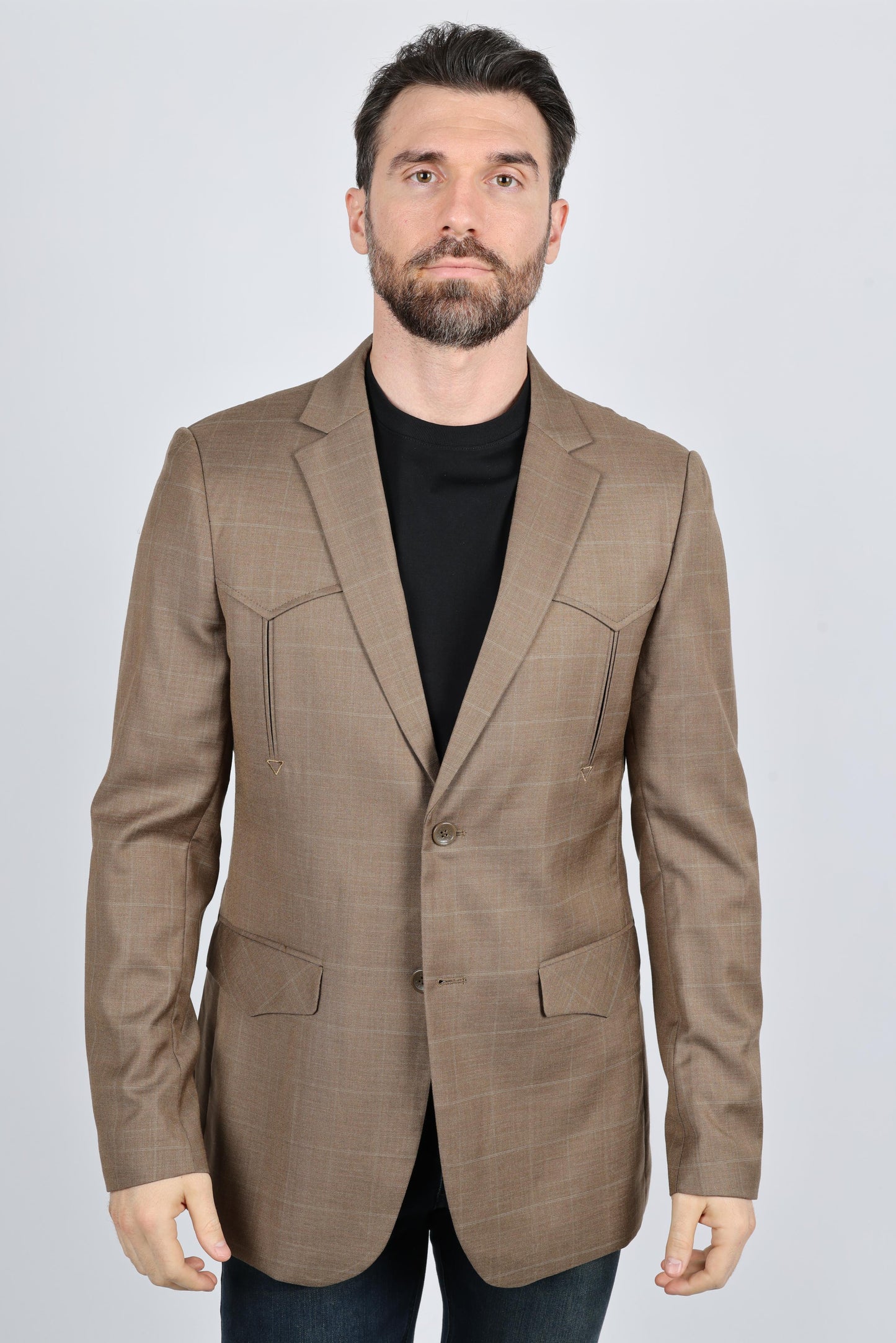 Men's Western Sport Coat with Elbow Patch