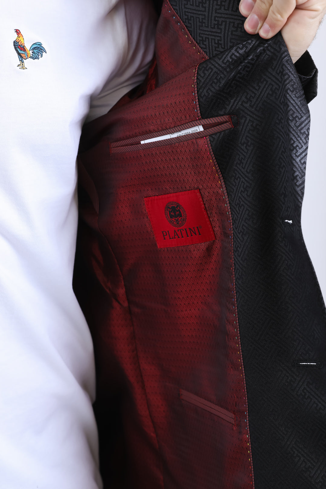 Mens Modern Fit Black Blazer