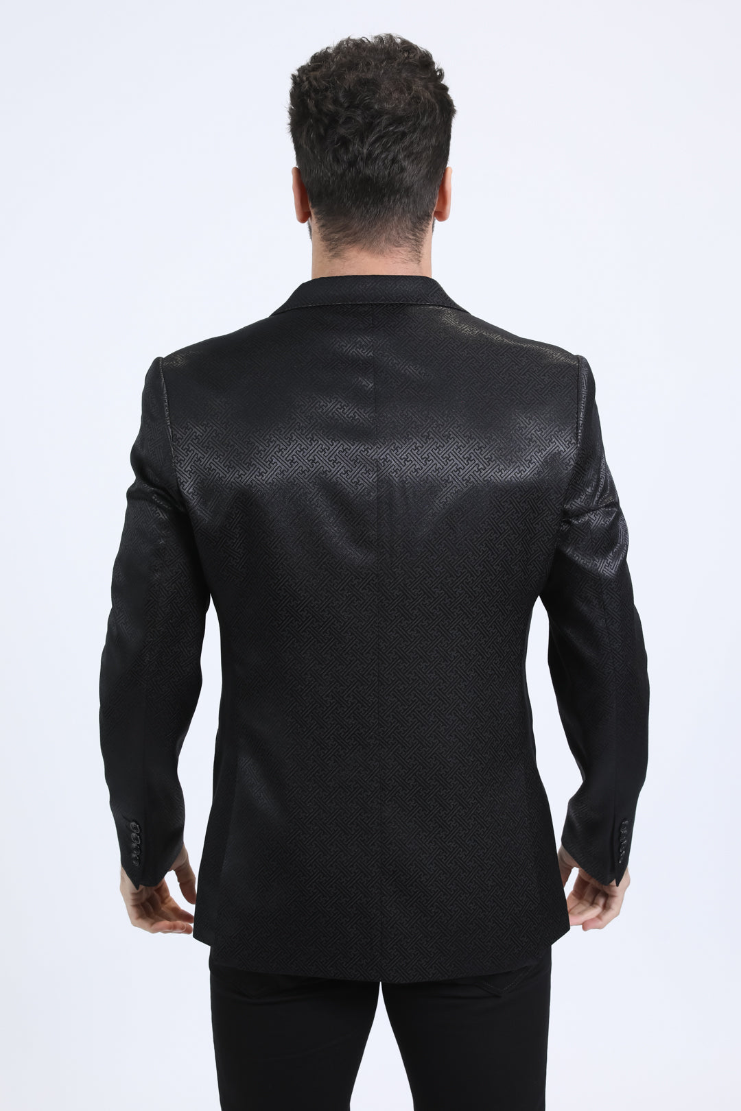 Mens Modern Fit Black Blazer