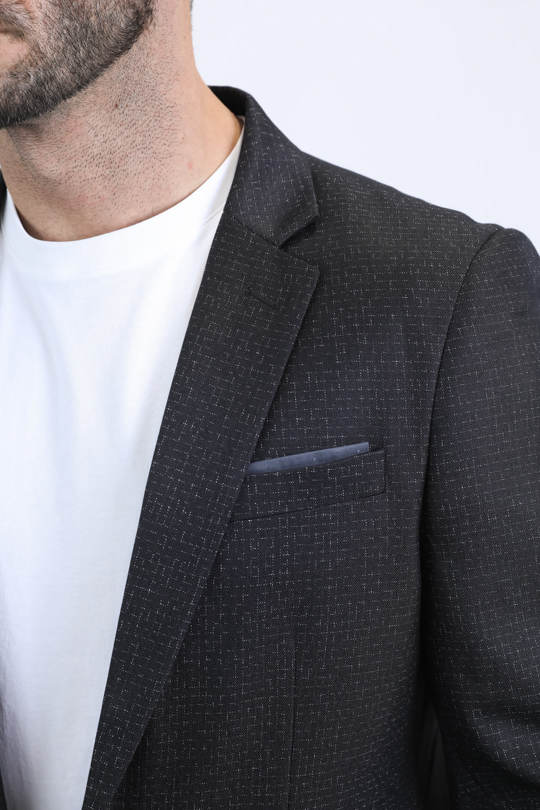 Mens Modern Fit Black Blazer