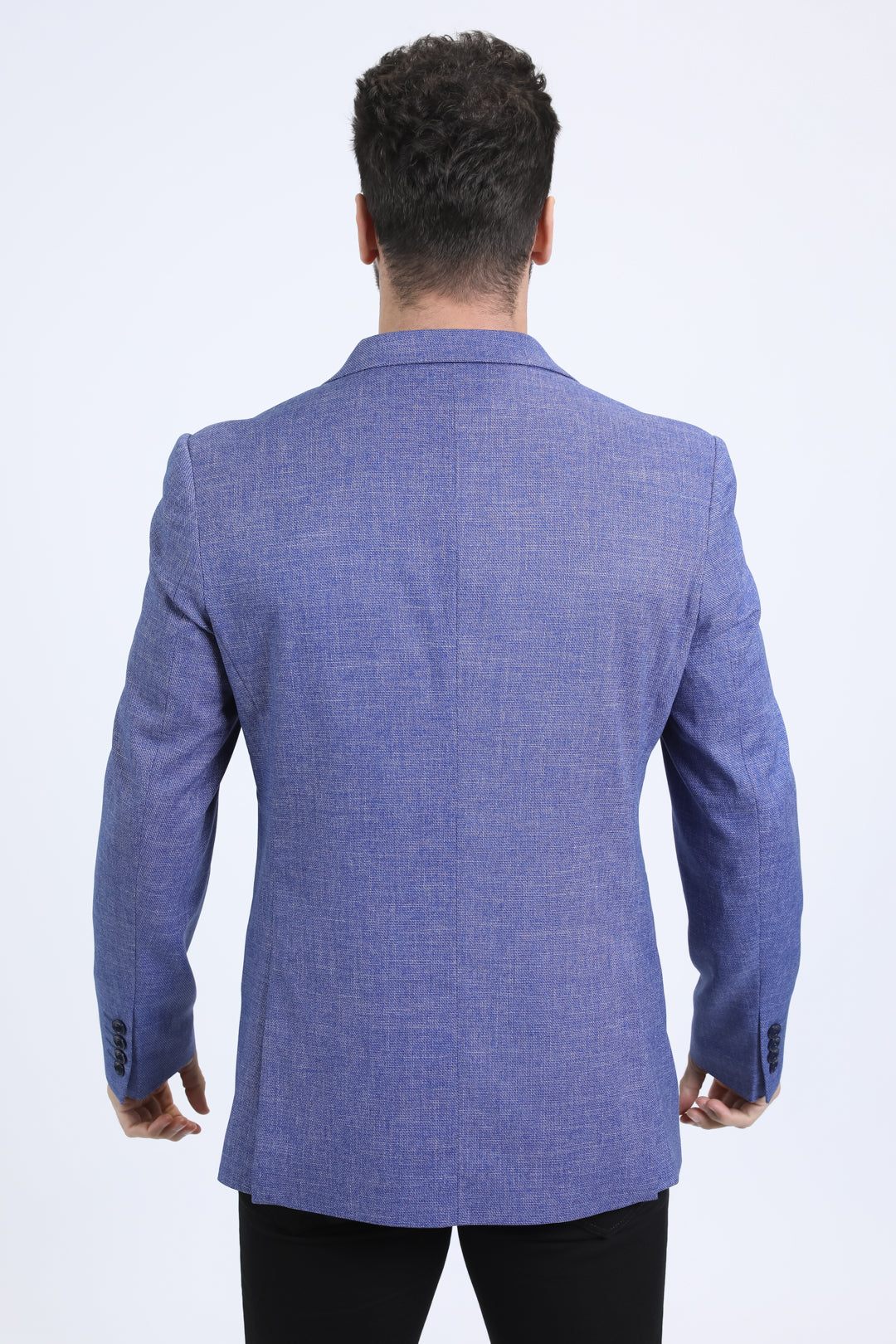 Mens Modern Fit Blue Blazer