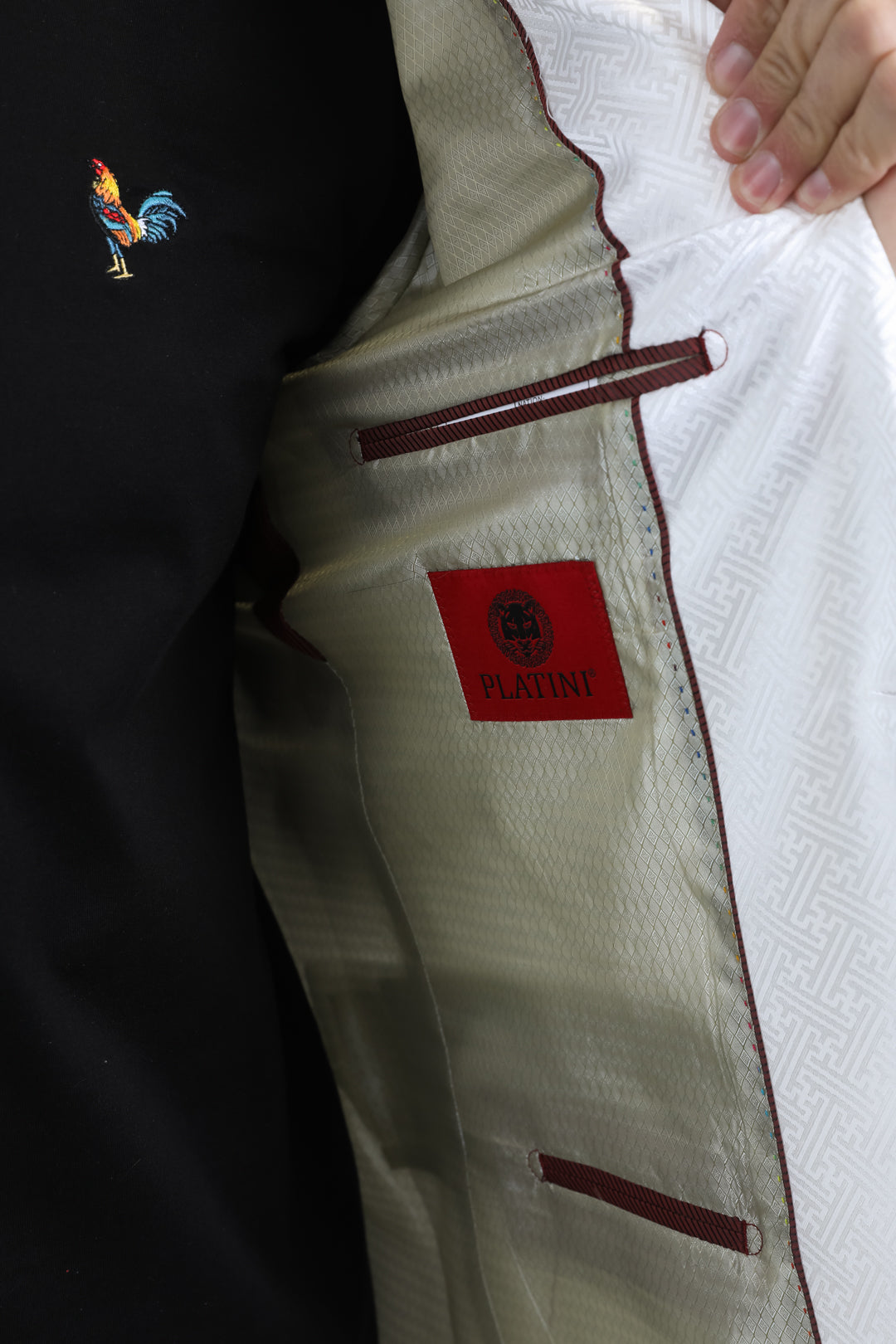Mens Modern Fit White Blazer