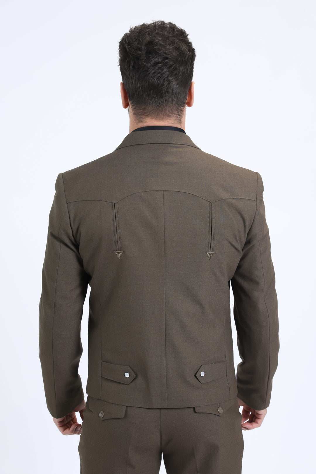 Men's Western Sport Brown Suit-
