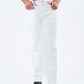 Holt Men's White Boot Cut Jeans