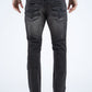 Holt Men's Washed Black Slim Boot Cut Jeans