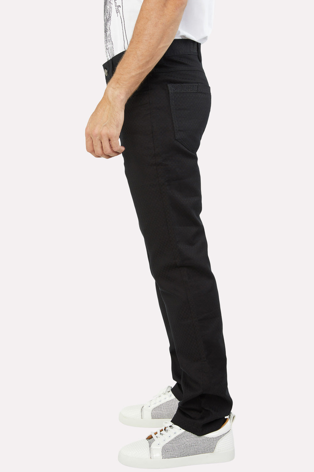 Slade Men's Black Relaxed Fit Stretch Pants