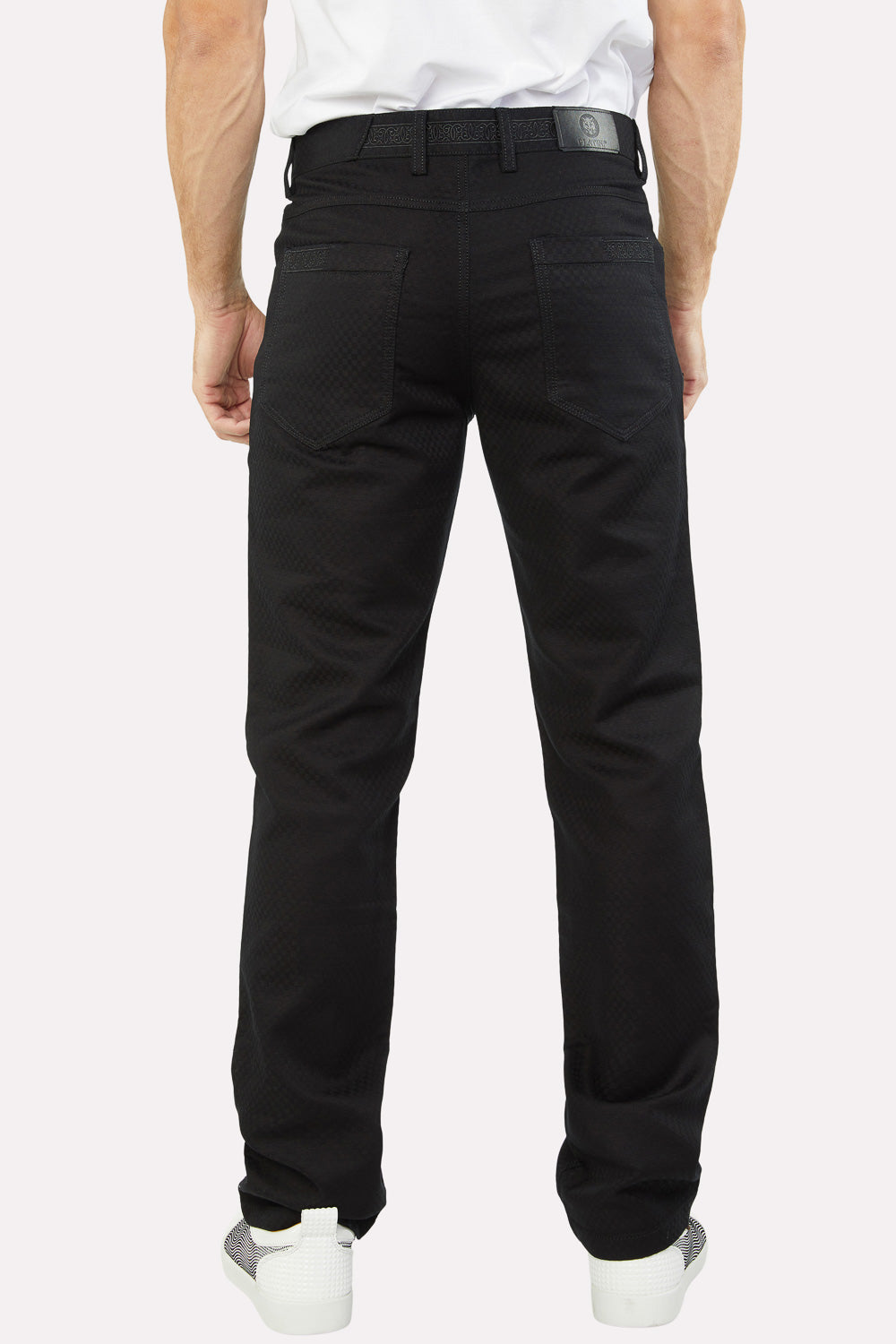 Slade Men's Black Relaxed Fit Stretch Pants