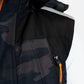 Men's Navy Army Print Padded Hooded Vest w/ Faux Fur Lining hi