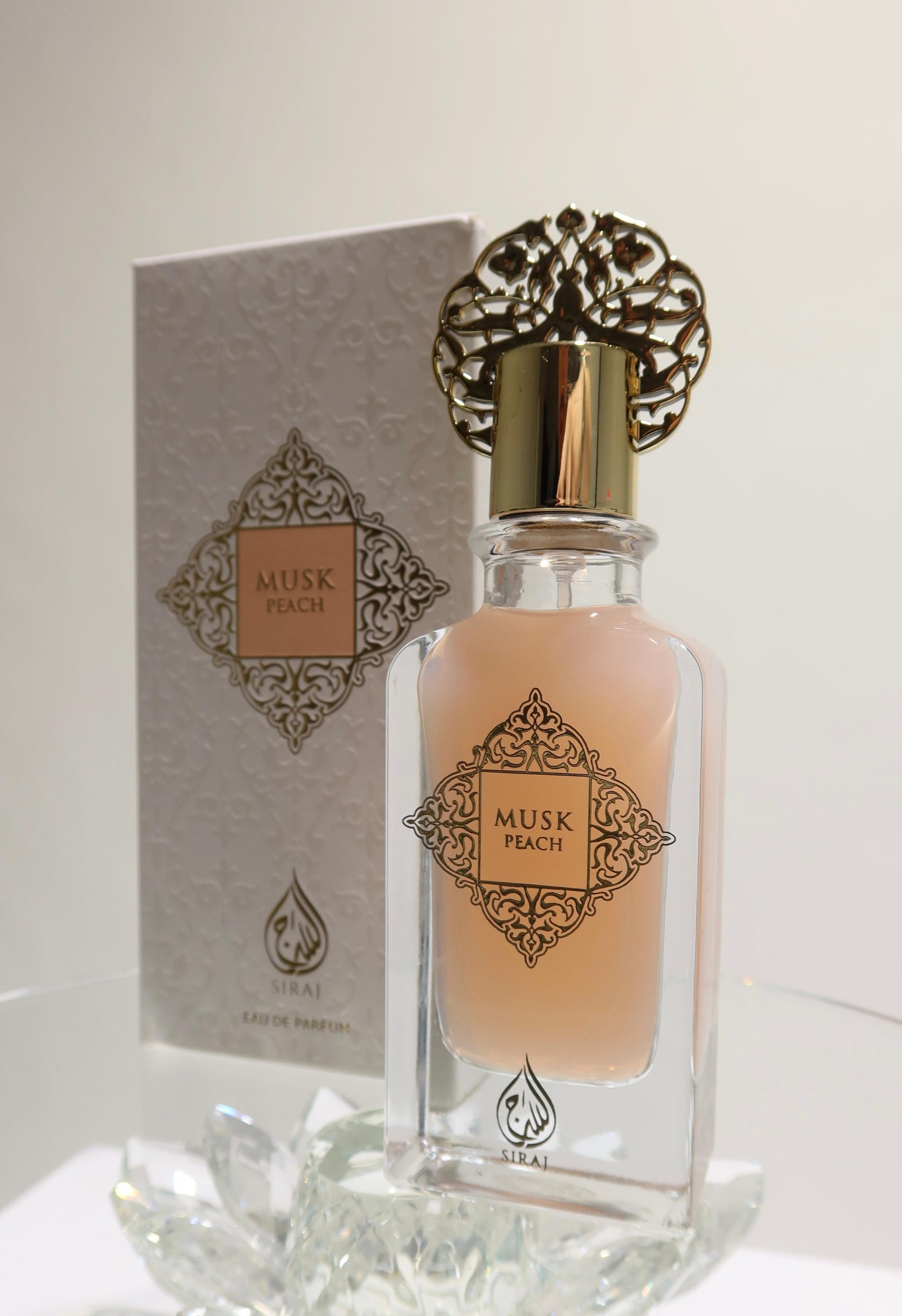Siraj Musk Peach women's fragrance bottle