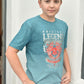 Kid's American Legend Blue Ombre Quick Dry Short Sleeve T-shirt