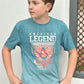 Kid's American Legend Blue Ombre Quick Dry Short Sleeve T-shirt