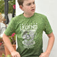 Kid's American Legend Lime Green Ombre Quick Dry Short Sleeve T-shirt