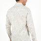 Cotton Aztec Print Dress Shirt - White