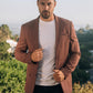Mens Modern Fit Red Blazer