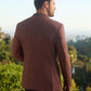 Mens Modern Fit Red Blazer