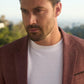 Mens Modern Fit Red Blazer