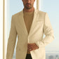 Mens Modern Fit White Blazer