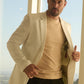 Mens Modern Fit White Blazer