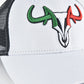 Mens MEXICO 3D Logo Baseball Cap - White