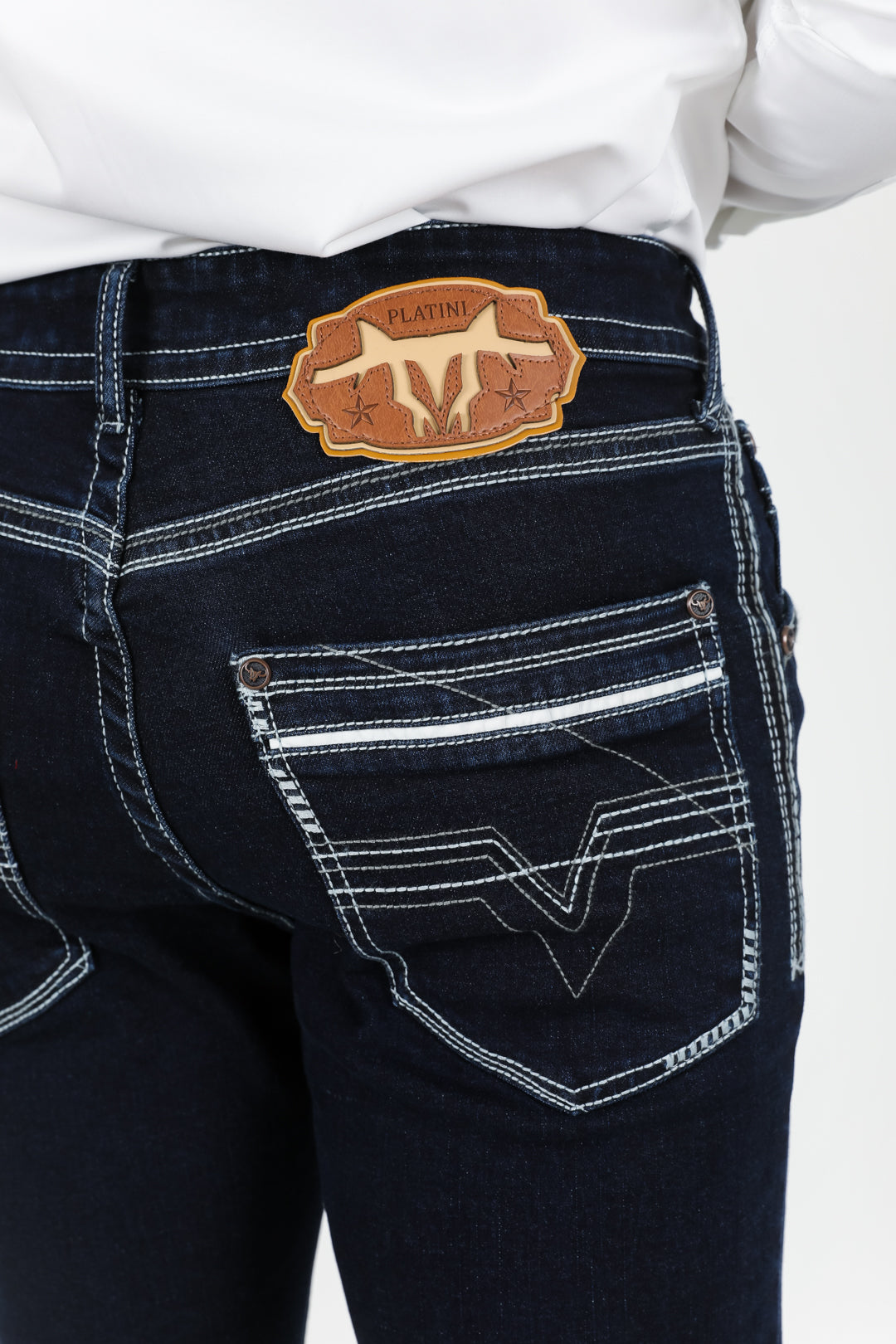 Holt Men's Blue Boot Cut Jeans