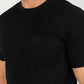 Cotton Knit T-Shirt - Black