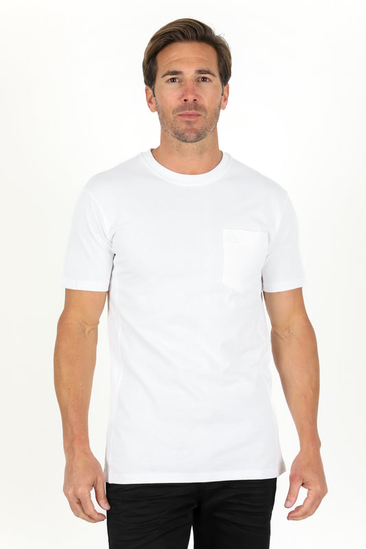 Cotton Knit T-Shirt - White