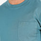 Cotton Knit T-Shirt - Steel Blue