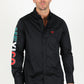 Men’s Single Pocket Logo Modern Fit Stretch Mexico Dress Shirt - Black